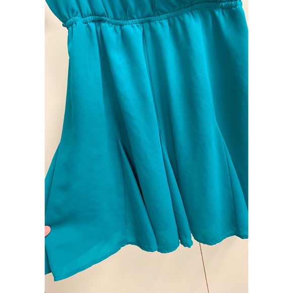 Flirty Teal Dress - Picture 5 of 5